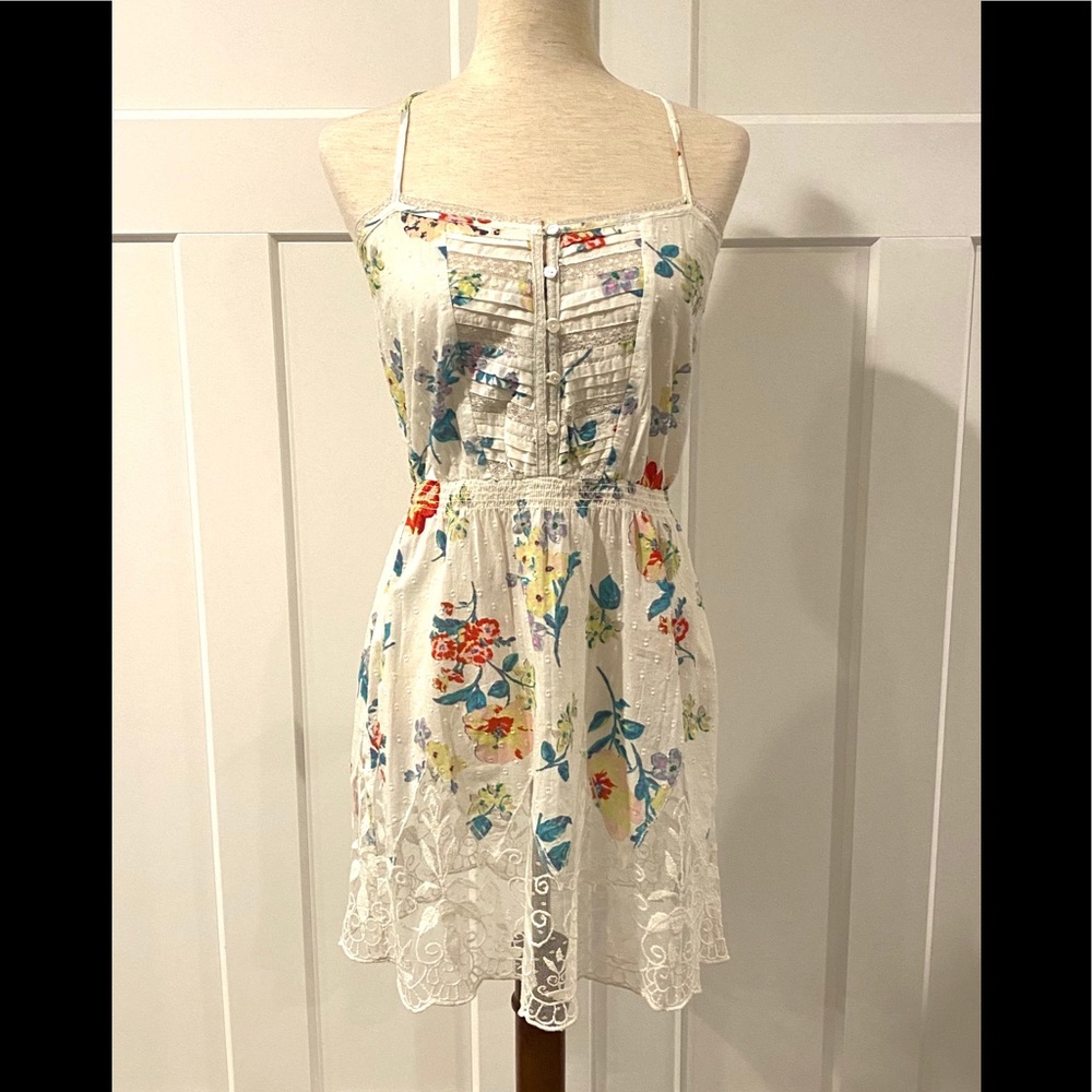 Eloise Lace & Floral Slip Dress